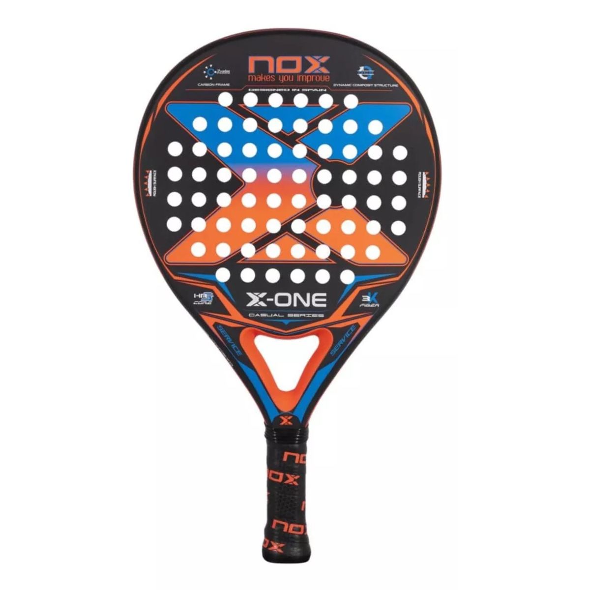 NOX - Pala Padel Nox X-one Evo Colours Rough Surface