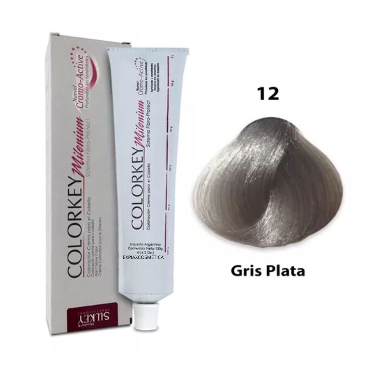 GENERICO - Tintura Silkey Colorkey Millenium Profesional 120gr Numero12