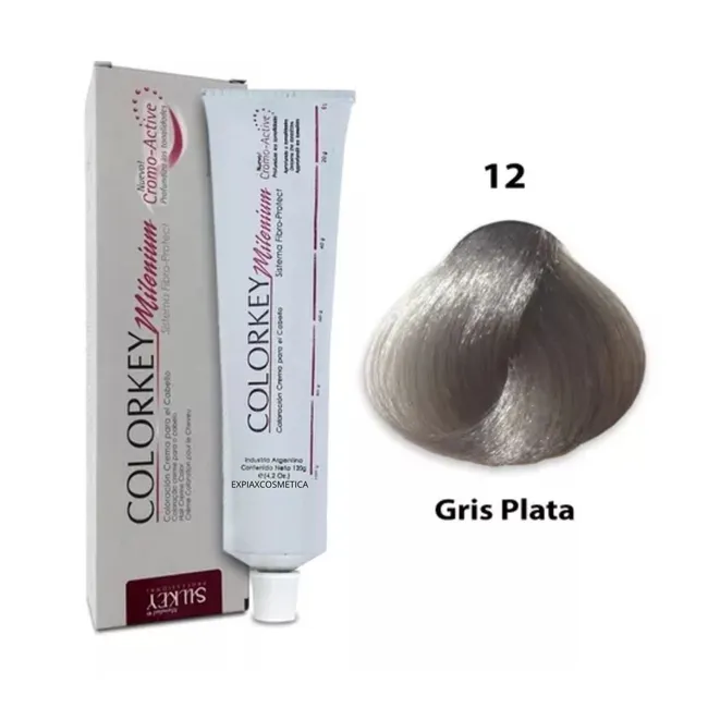 GENERICO - Tintura Silkey Colorkey Millenium Profesional 120gr Numero12
