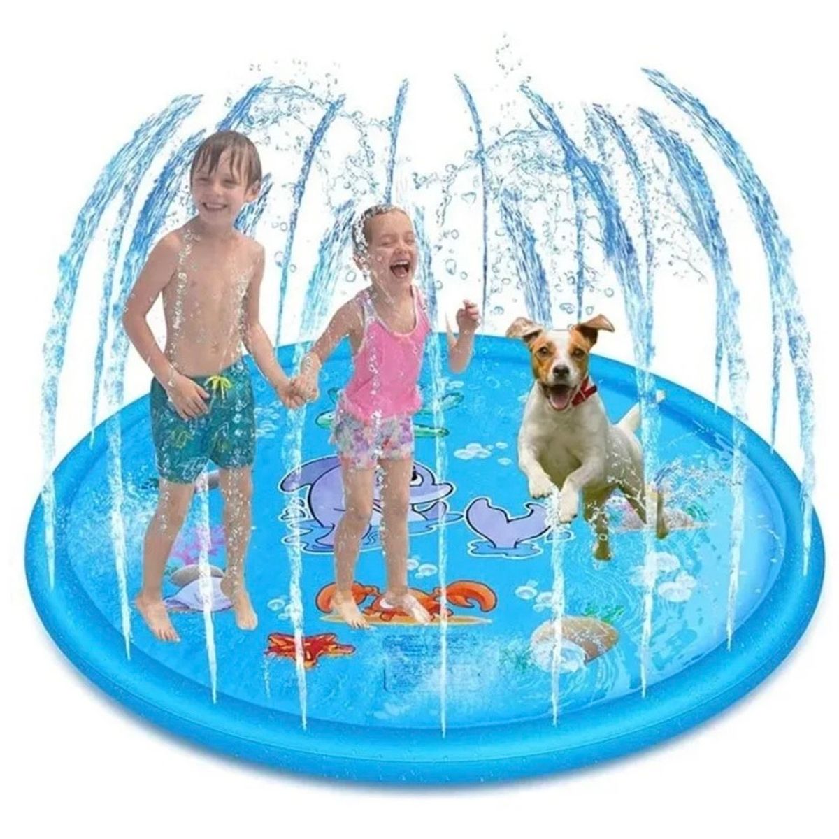 GENERICO - Piscina Portátil Fuente De Agua Niño Mascota 100cm