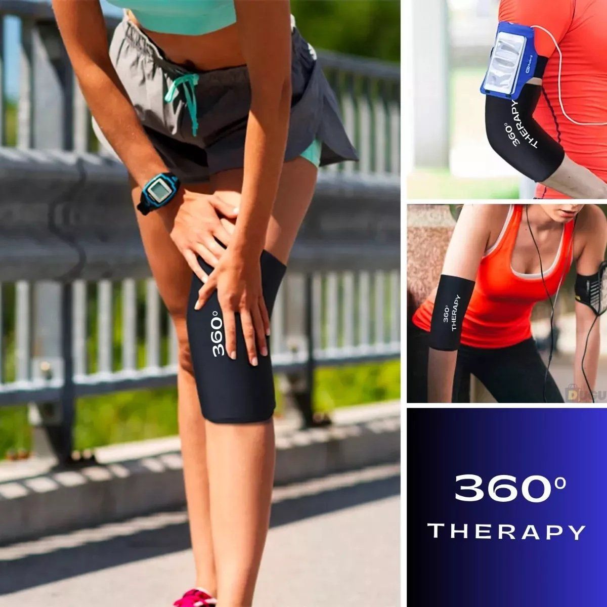 360 THERAPY - Compresa de Gel Sólido para Alivio de Brazos y Piernas Talla XL Rosa