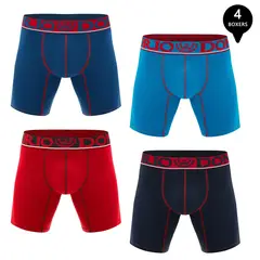 GIOVACCHINO - Pack de 4 Boxer Medio Algodón Hombre