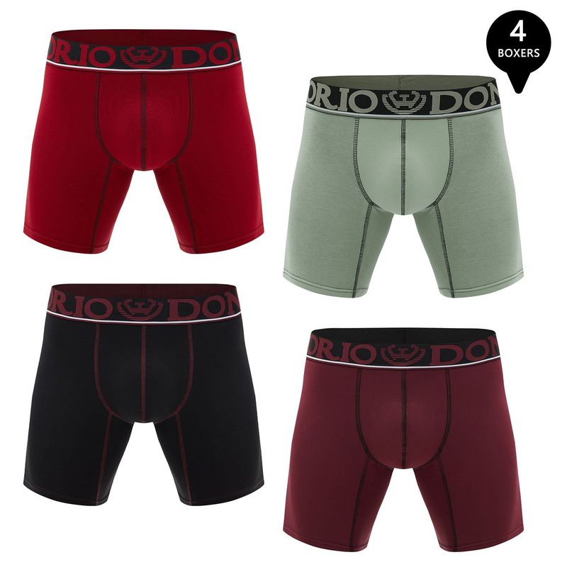 GIOVACCHINO - Pack de 4 Boxer Medio Algodón Hombre