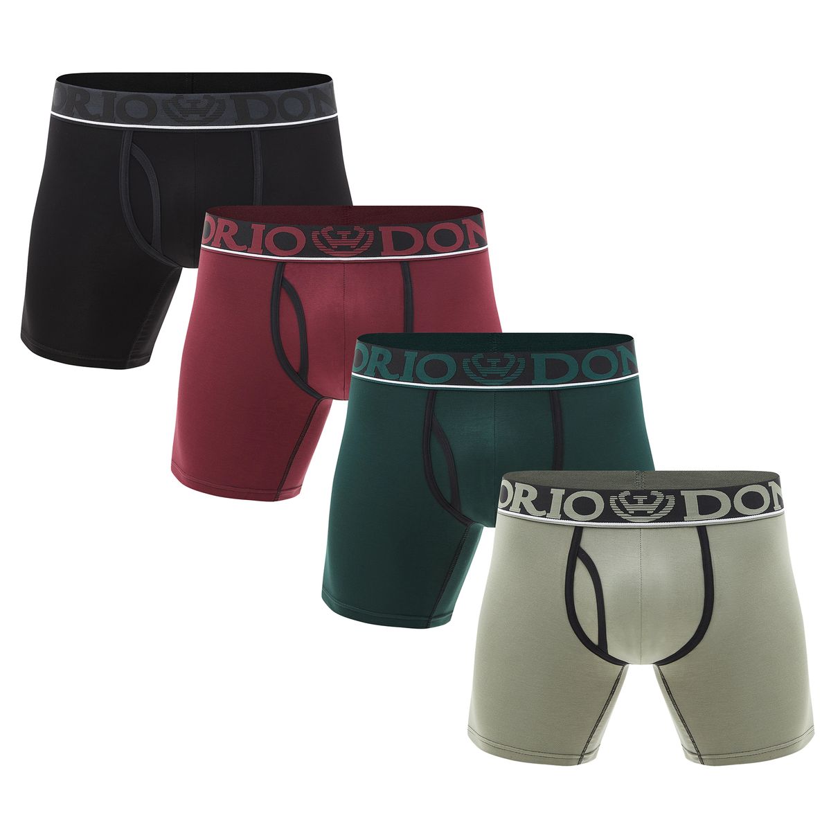 GIOVACCHINO - Pack de 4 Boxer Medio Algodón Hombre