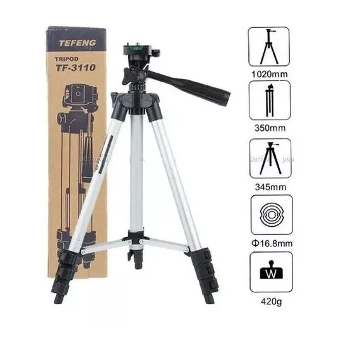 IRM - Trípode Cámara Celular Aluminio Youtube Tiktok