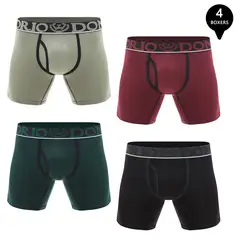 GIOVACCHINO - Pack de 4 Boxer Medio Algodón Hombre