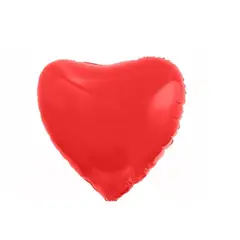 GENERICO - Globo Metalico Corazón Rojo 90 Cm