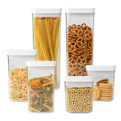 DANNY HOME - Set 6 Contenedores Hermeticos Para Cocina