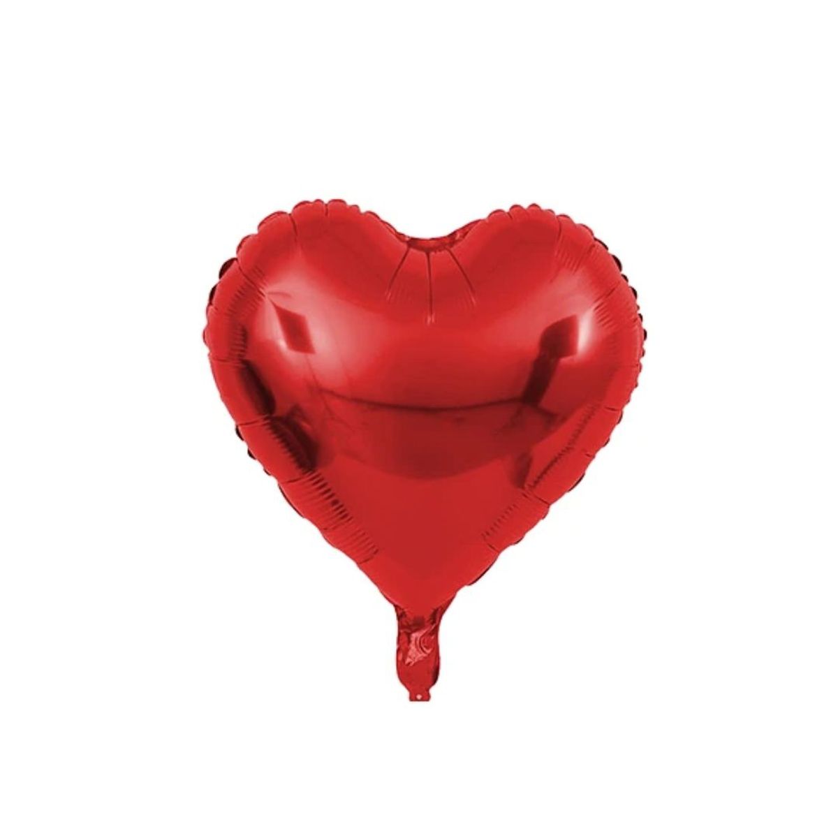 GENERICO - Globo Metalico Corazón Rojo 18 Pulgadas