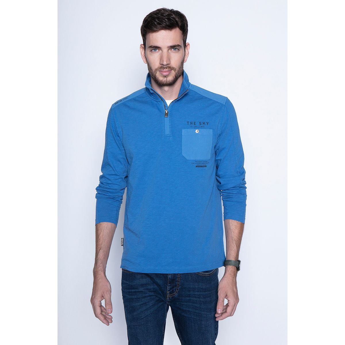 FEROUCH - Polera Delaware Azul Ferouch