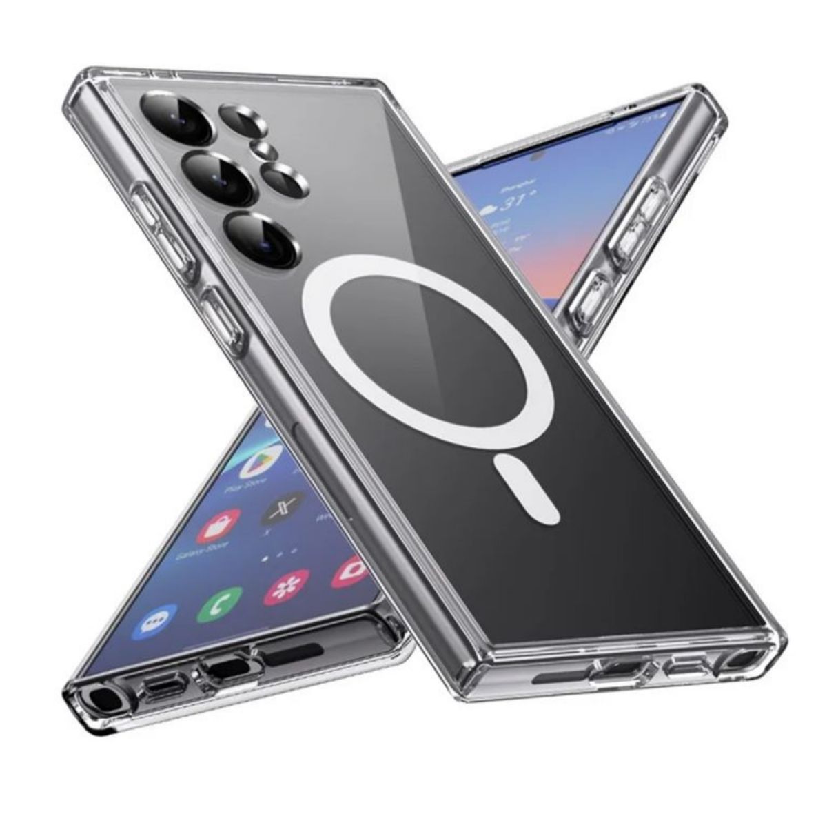 GENERICO - Carcasa Magnética Para Samsung S24 Ultra Magsafe