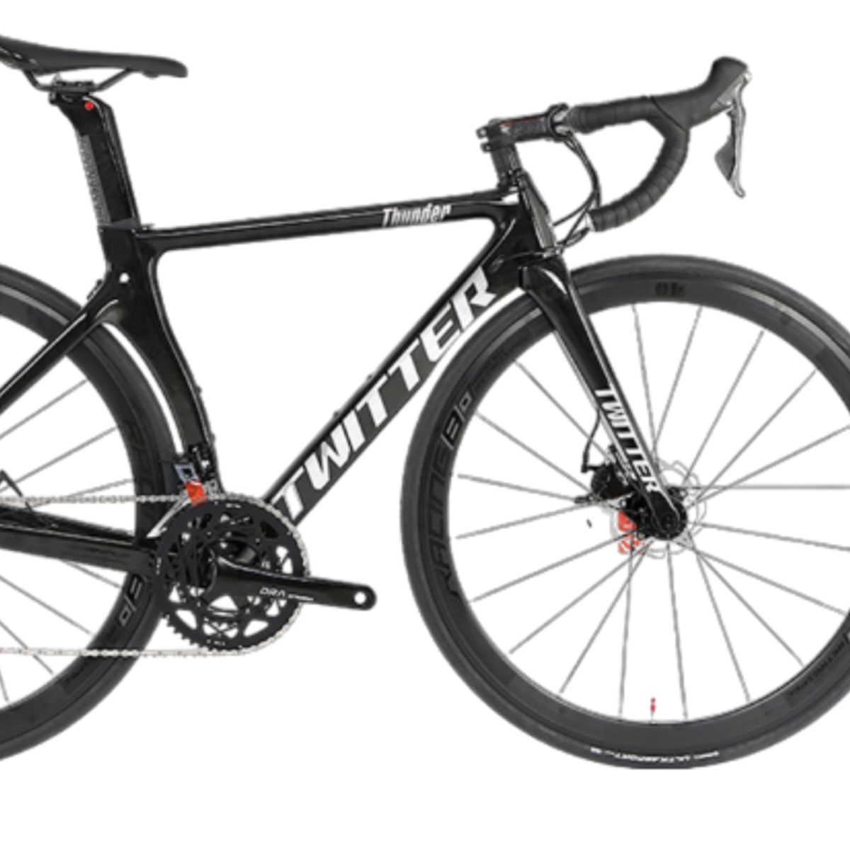TWITTER - Bicicleta Ruta Twitter Thunder Sram Rival Carbono Talla 48 (S)