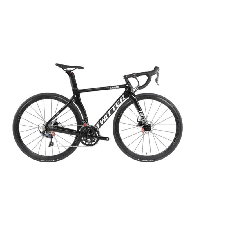 TWITTER - Bicicleta Ruta Twitter Thunder Disco Carbono Sram Rival Talla 50 (M)