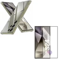 Carcasas Transparente Ref Para Samsung S24 Ultra Lamina Completa