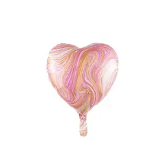 GENERICO - Globo Metálico Corazón Ágata 45cm Color Aleatorio