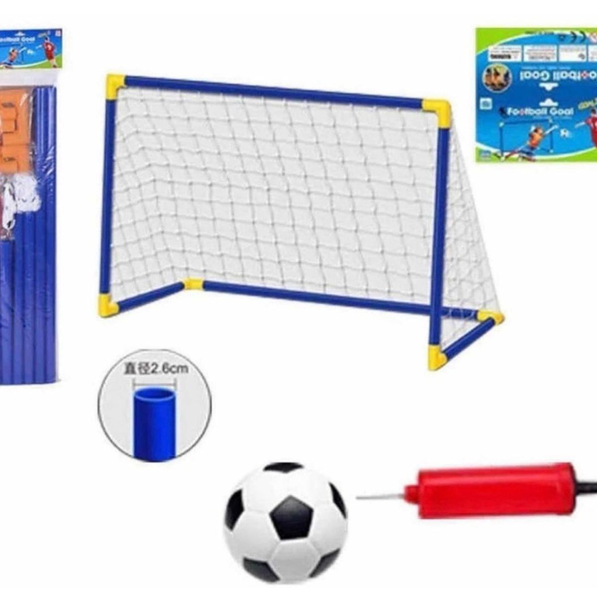 GENERICO - Mini Arco De Futbol Pelota Bombin Juguete Para Niños