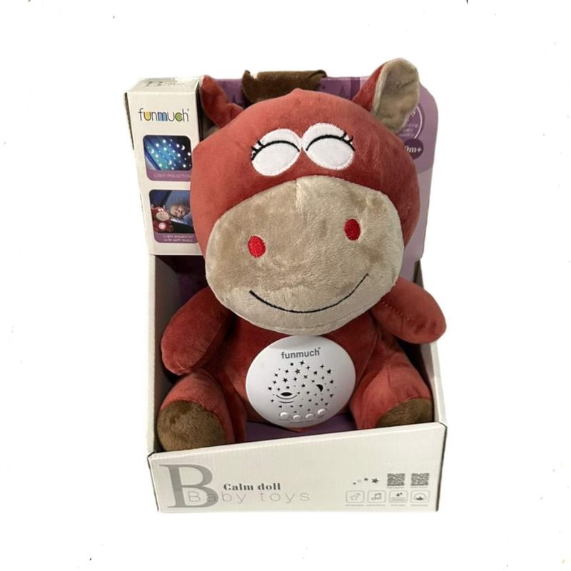 GENERICO - Peluche Musical Para Bebe Proyector Luz Nocturn Ruido bordo