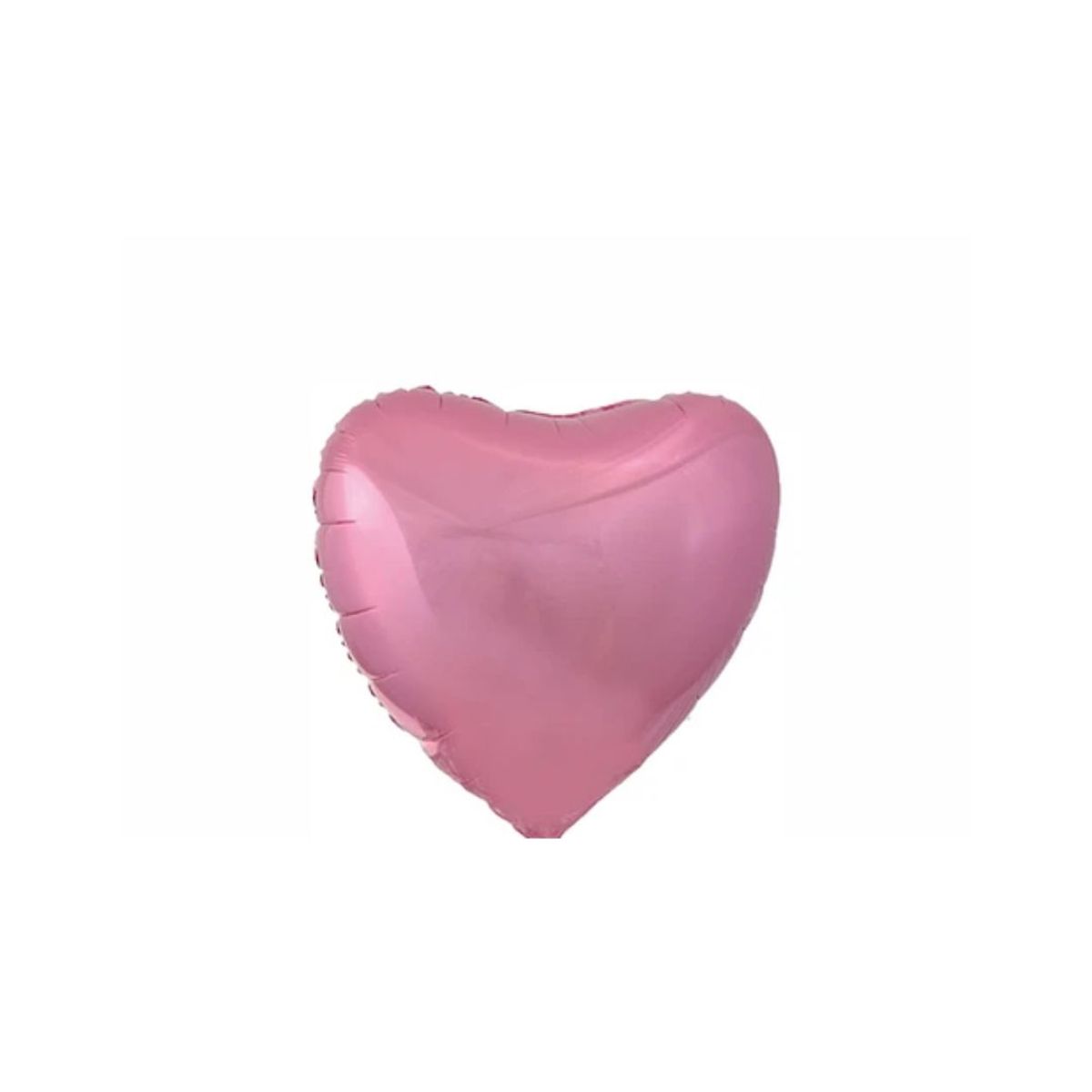 GENERICO - Globo Metalico Corazón Rosa 60 Cm