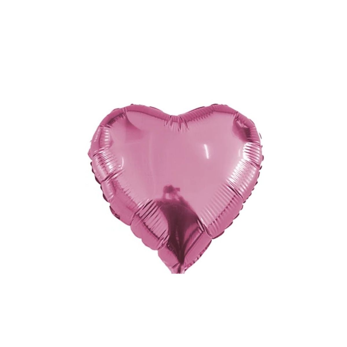 GENERICO - Globo Metalico Corazón Rosa 9 Pulgadas 2pcs