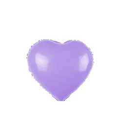 GENERICO - Globo Metalico De Corazón Morado