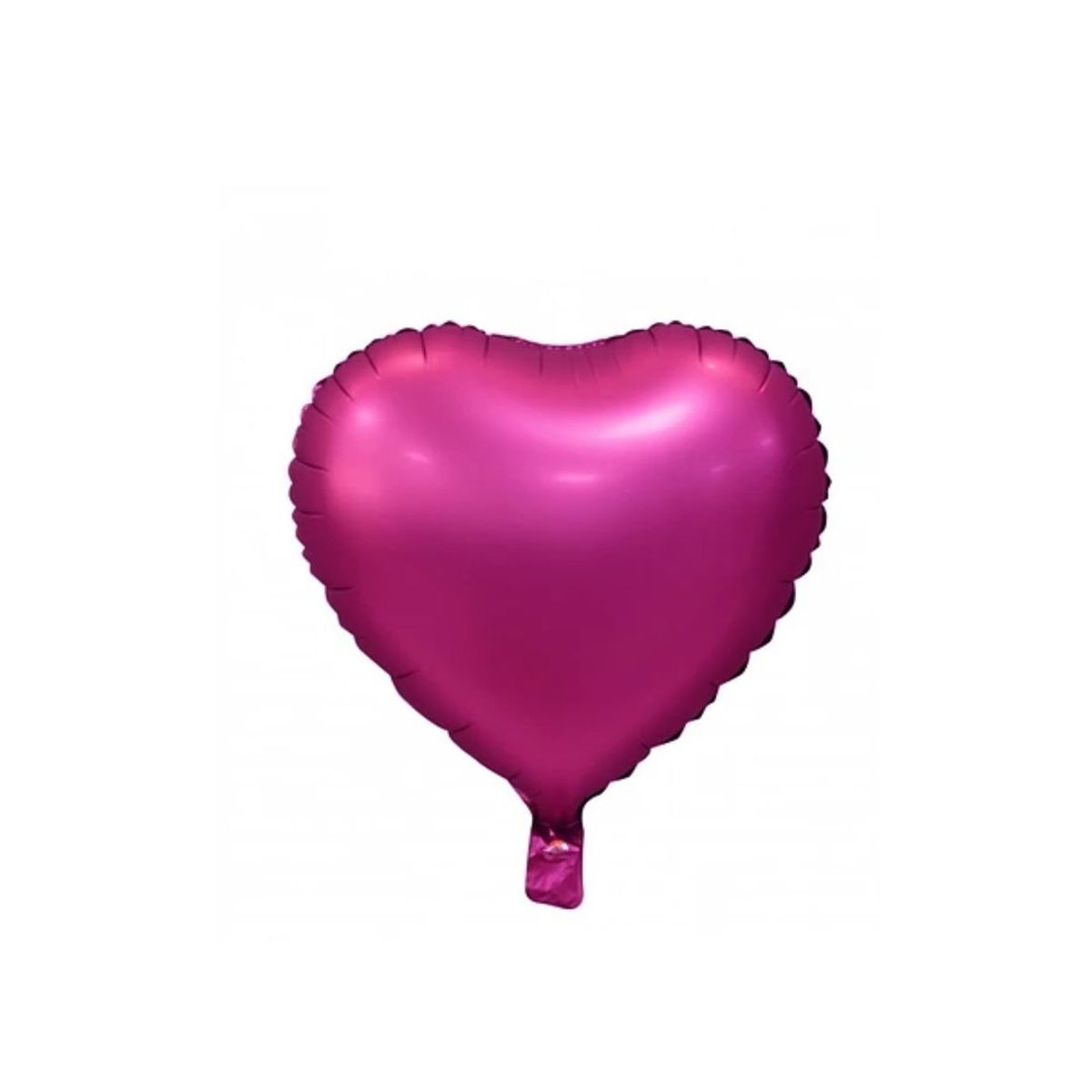 GENERICO - Globo Corazón Cromado Rosa 52x435cm