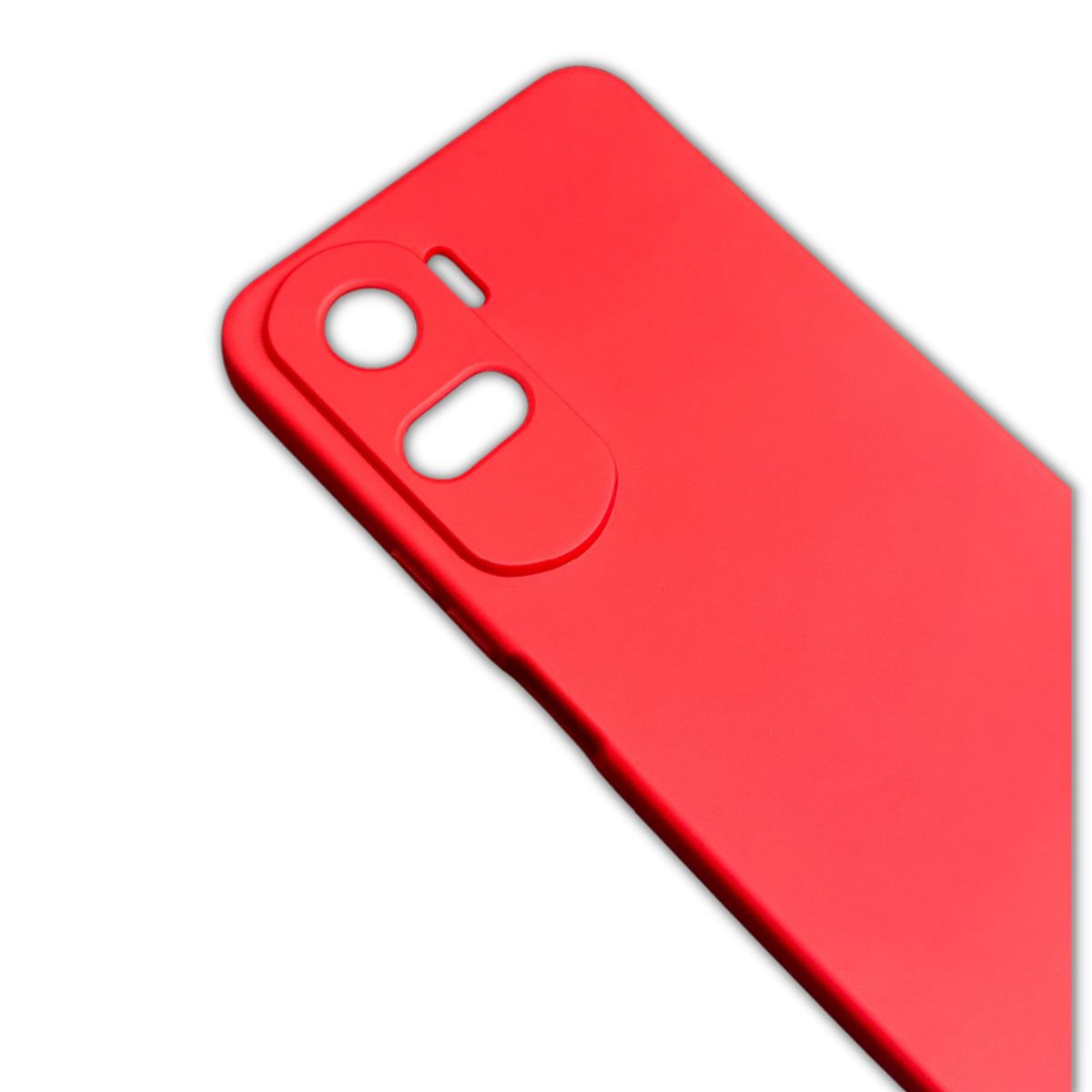 GENERICO - Carcasa Silicona Color Para Honor 90 Lite - Rojo