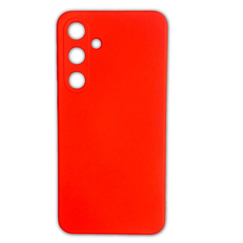 GENERICO - Carcasas Silicona Color Para Samsung Galaxy S24 - Rojo