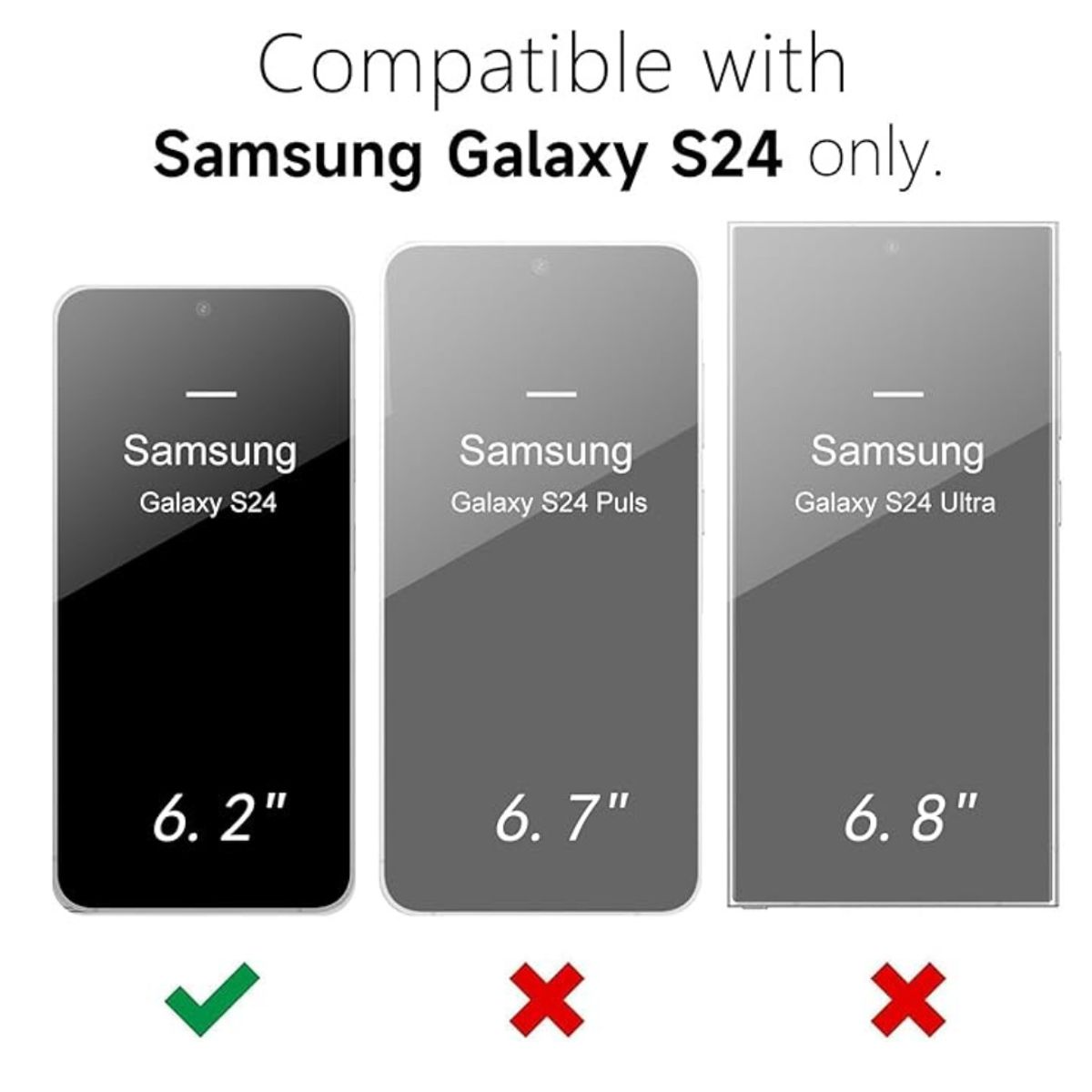 GENERICO - Carcasas Silicona Color Para Samsung Galaxy S24 - Rojo