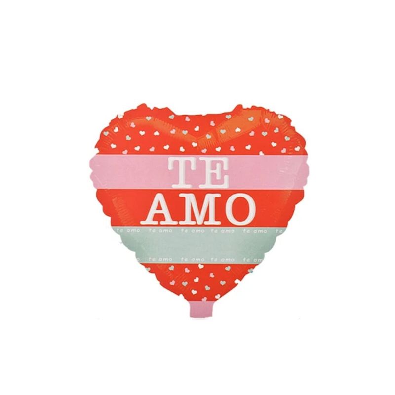 GENERICO - Globo Metálico Corazón Te Amo 2pcs 26x28cm