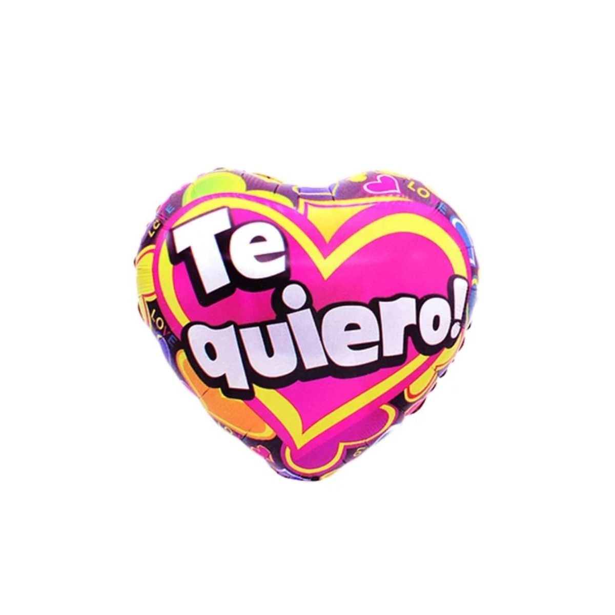 GENERICO - Globo Metalizado Corazón Te Quiero 45cm