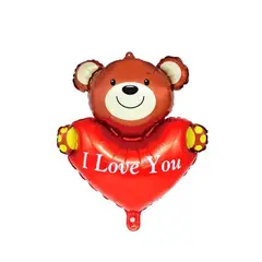 GENERICO - Globo Metálico Oso Con Corazón 57x67cm