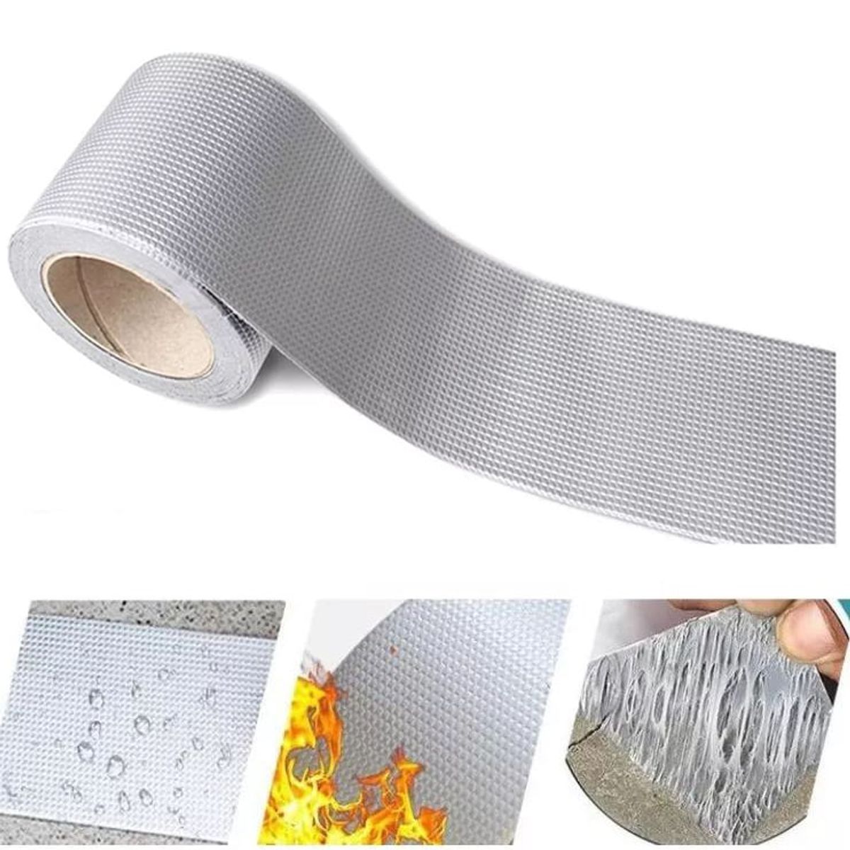 KUANGYE - Cinta Sellador Butilo Techo Gotera Impermeable 100mm X 10m