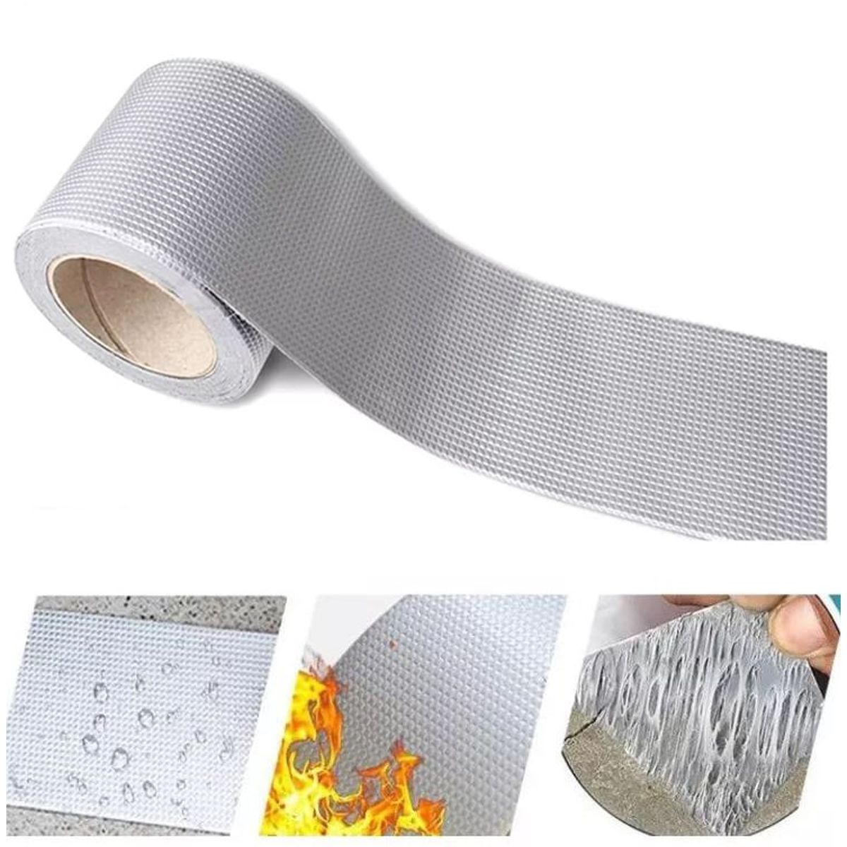 KUANGYE - Cinta Sellador Butilo Techo Gotera Impermeable 100mm X 10m