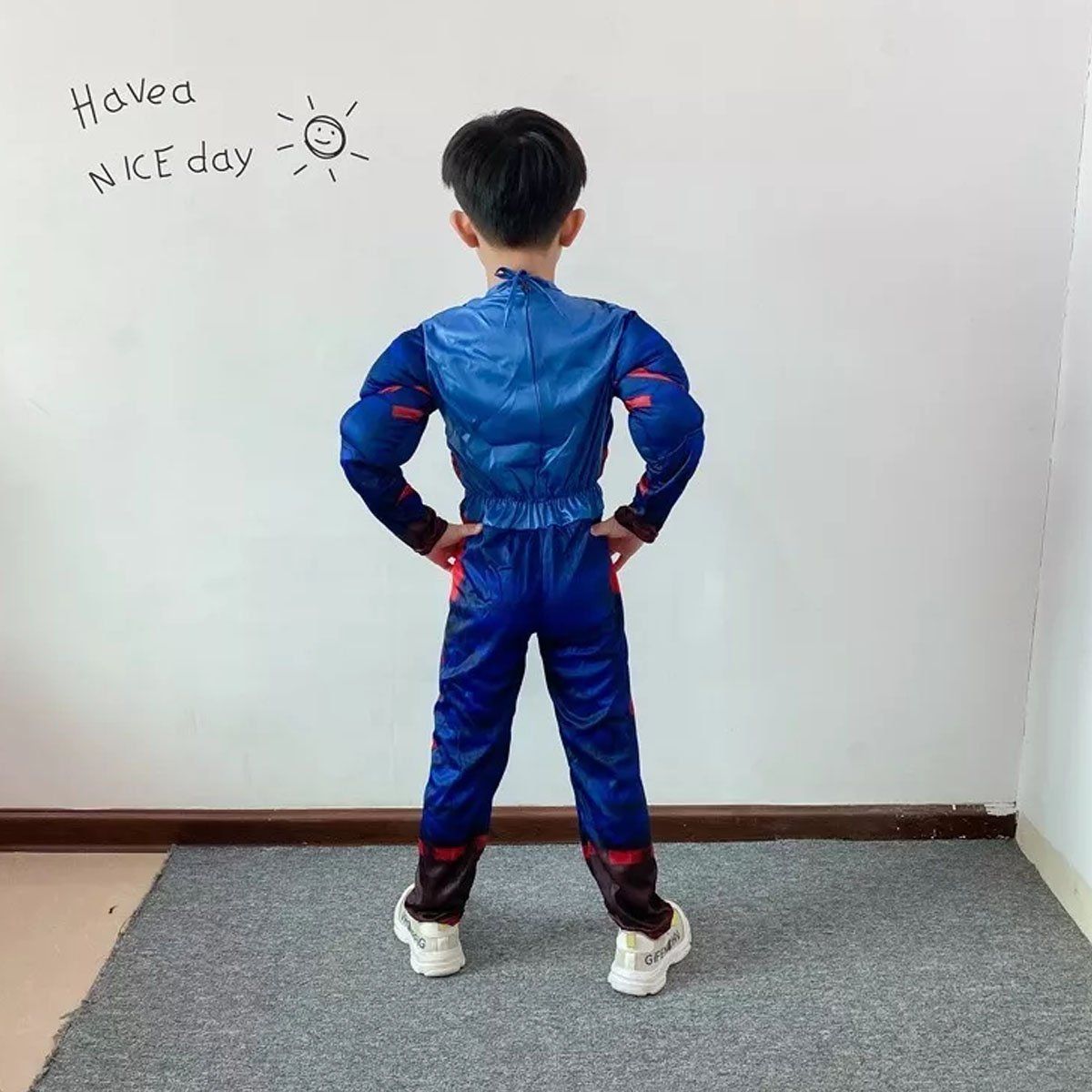 EDWINAYY - Ropa Infantil Capitán América Máscara No Luminosa