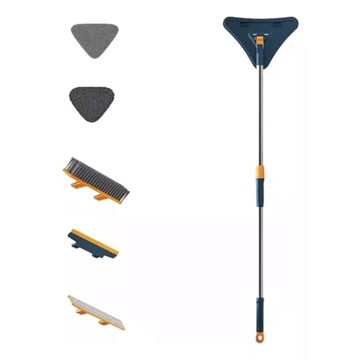 YOMYM - Mopa Trapeador Vidrio Limpieza Portátil Retráctil 5 en 1