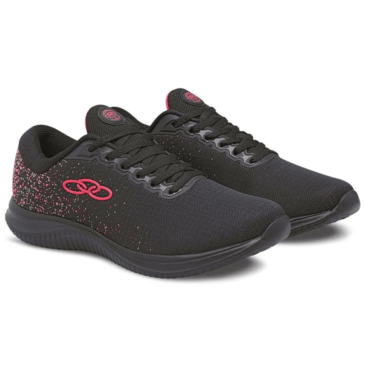 OLYMPIKUS - Zapatilla Mujer Venus 2 Negro/Rosado Olympikus