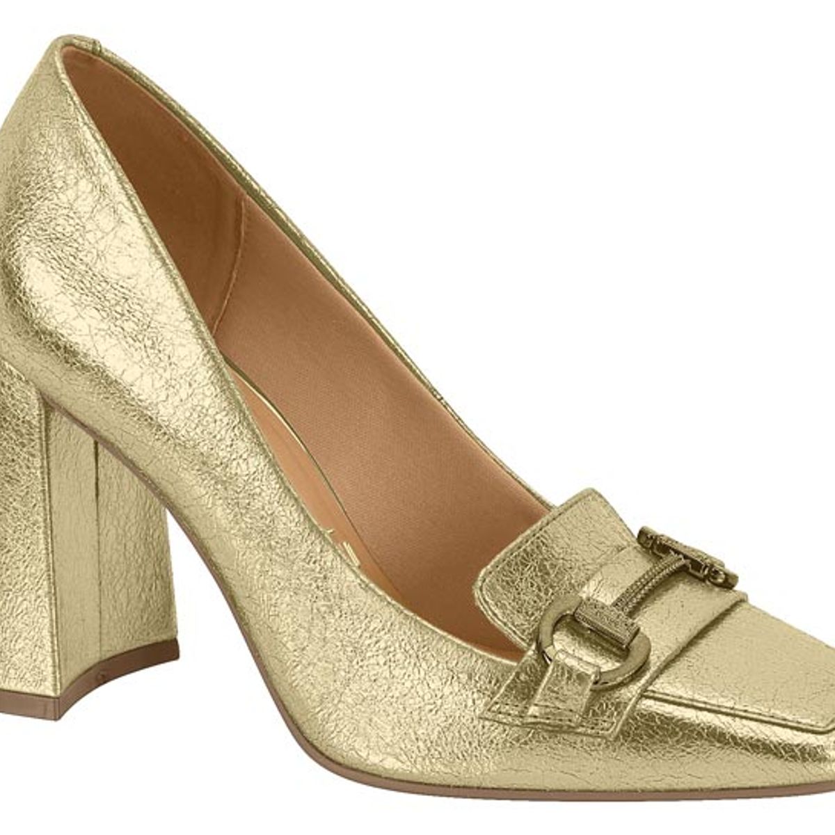 VIZZANO - Zapato Taco Cuadrado Vizzano Metalizado