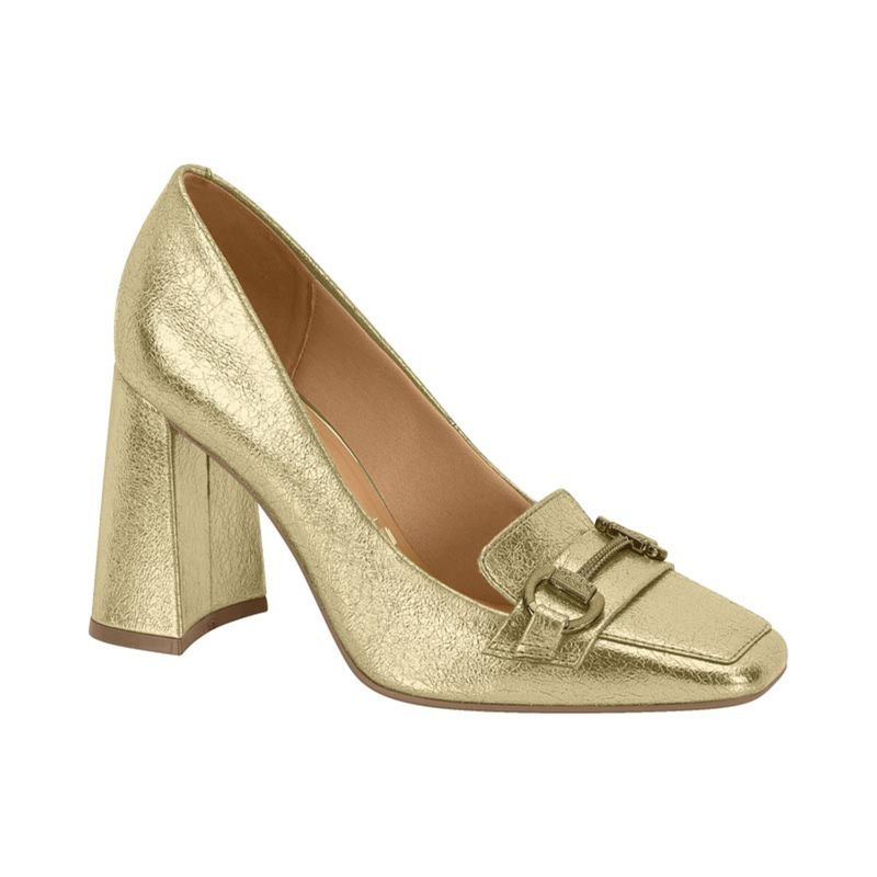 VIZZANO - Zapato Taco Cuadrado Vizzano Metalizado