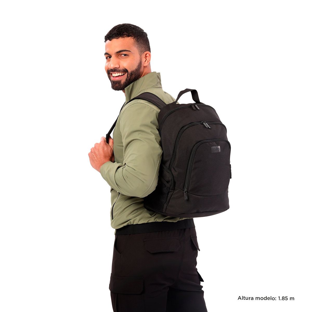 TOTTO - Totto Kuat Mochila de viaje Unisex Negra Porta Notebook Talla L