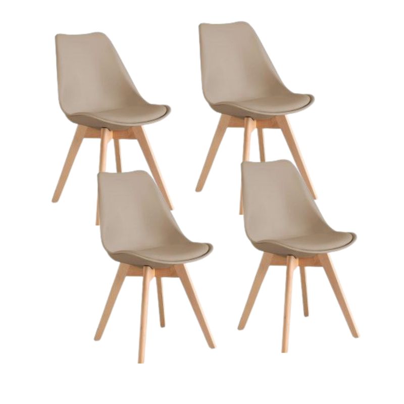 GENERICO - Pack 4 Sillas Tulip Beige