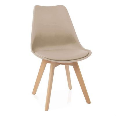 Imagen 2 del producto Pack 4 Sillas Tulip Beige