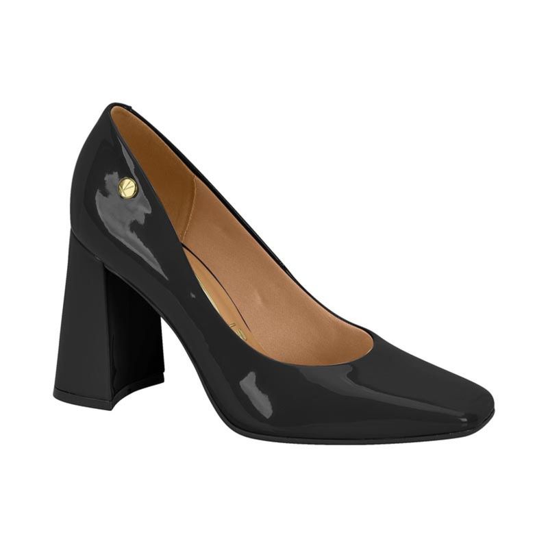 VIZZANO - Zapato Taco Cuadrado Charol Azul