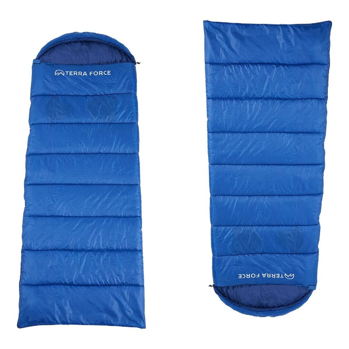 TERRA FORCE - SACO DE DORMIR CLIMA CÁLIDO AZUL