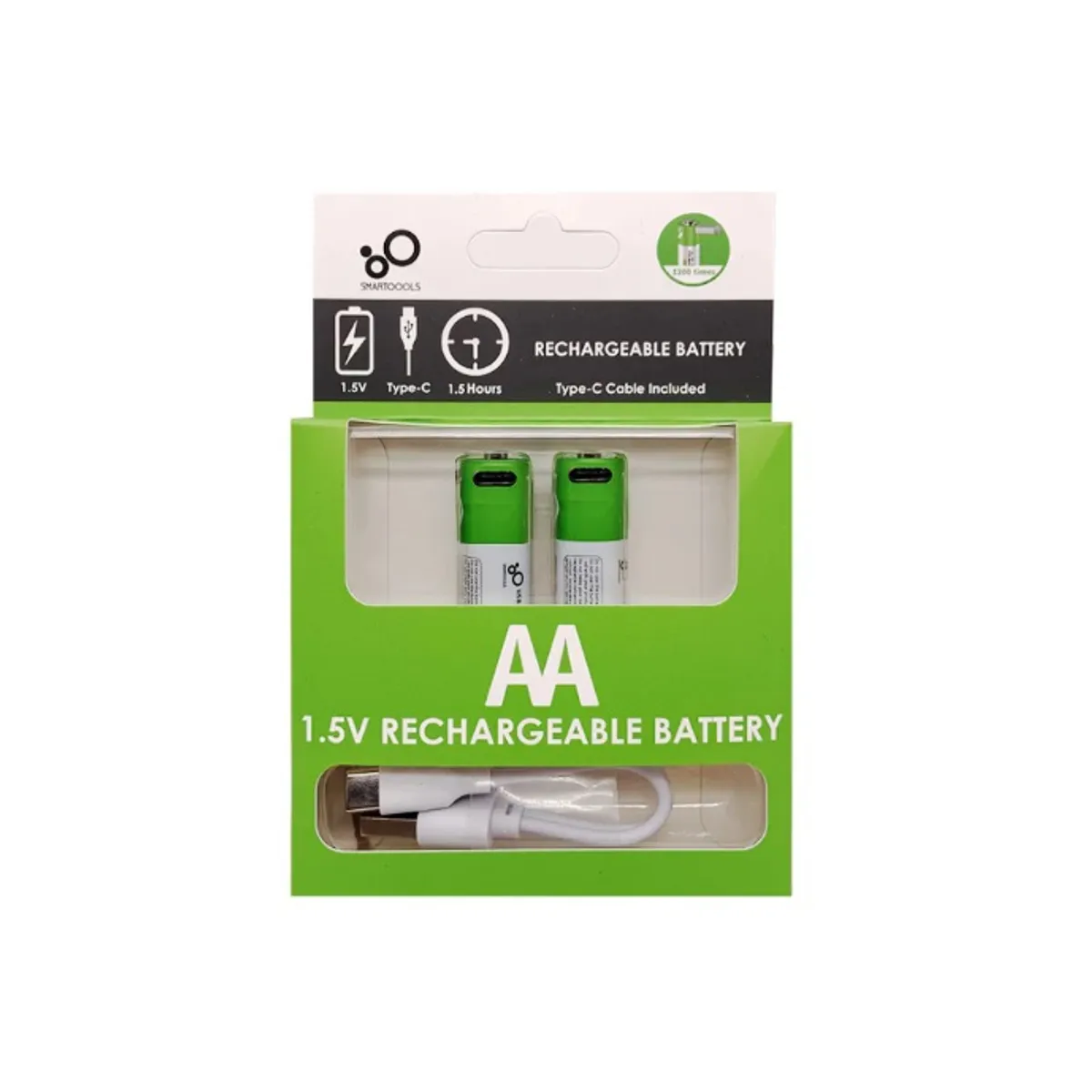 GENERICO - Pilas Recargable USB AA