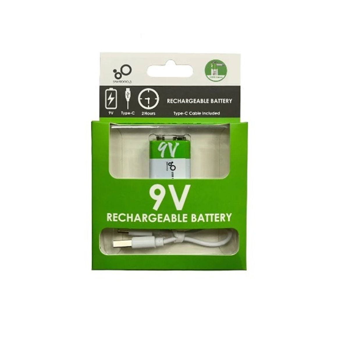 GENERICO - Pila Recargable USB 9V