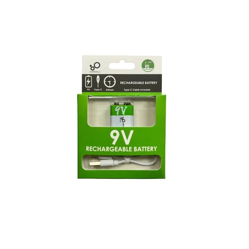 GENERICO - Pila Recargable USB 9V
