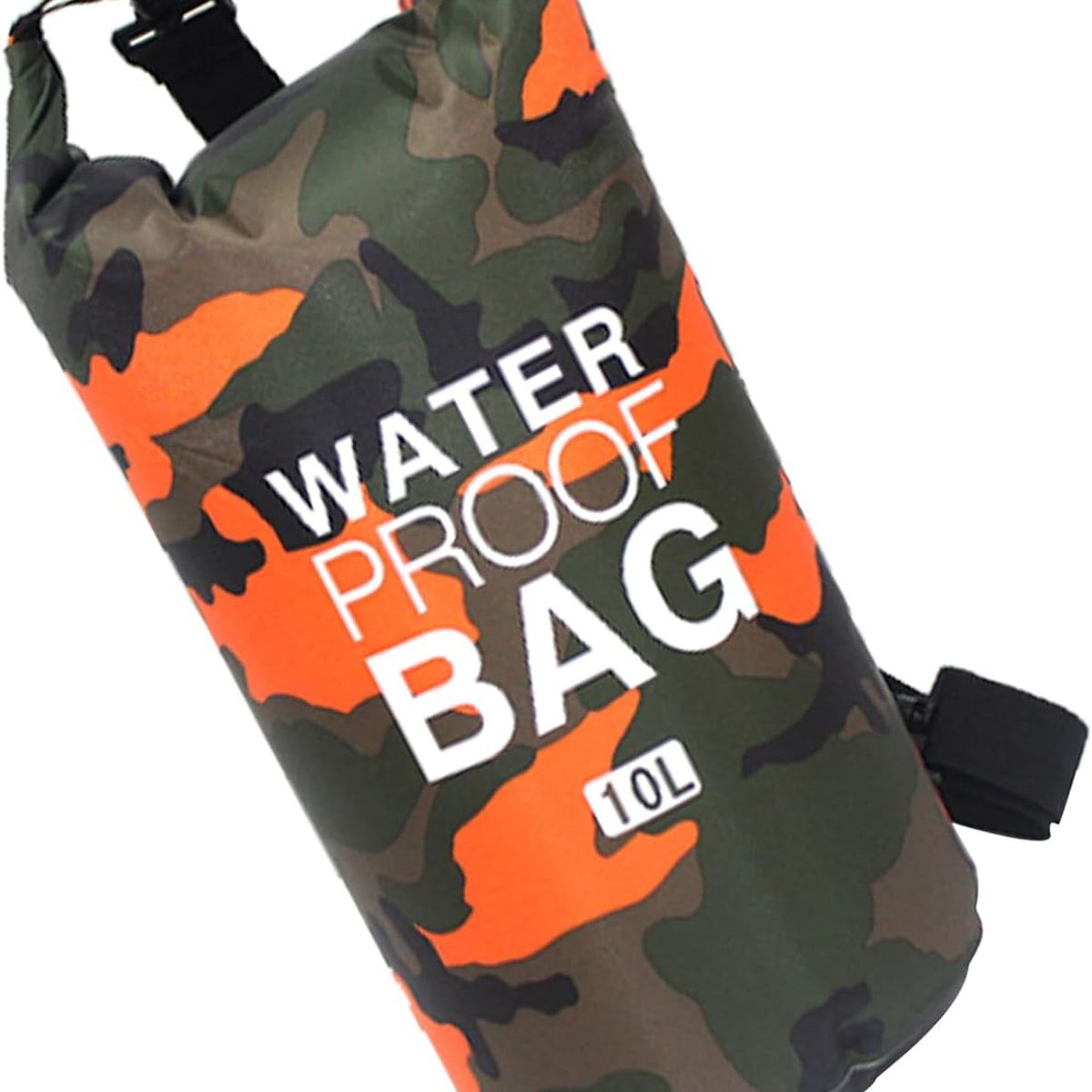 GENERICO - Bolso Seco Impermeable Mochila Camping 10 Litros Naranja