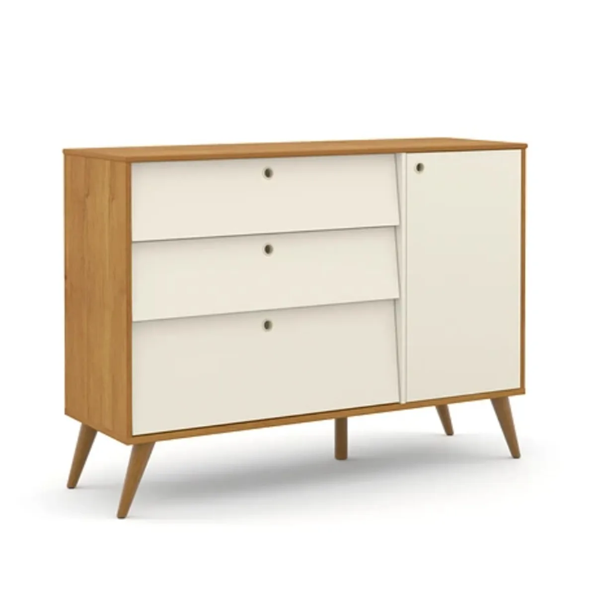 KIDSCOOL - COMODA CON PUERTA GOLD BEIGE ECO WOOD
