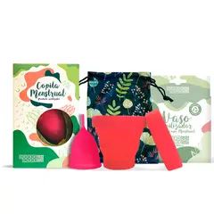 GREENCARE - Copa Menstrual + Vaso Esterilizador - - Rosa - L