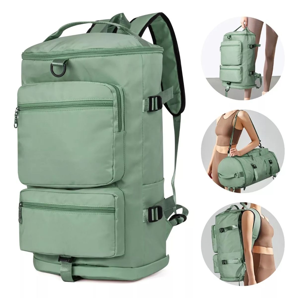 GENERICO - Bolsa Deportiva De Gimnasio Para Mujer Mochilas De Montaña Verde